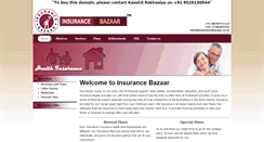Desktop Screenshot of insurancebazaar.co.in